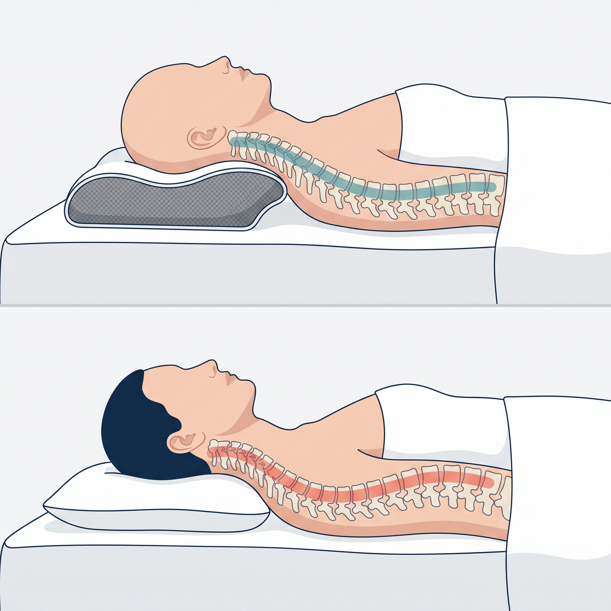 Kavero Ergonomisches Nackenkissen